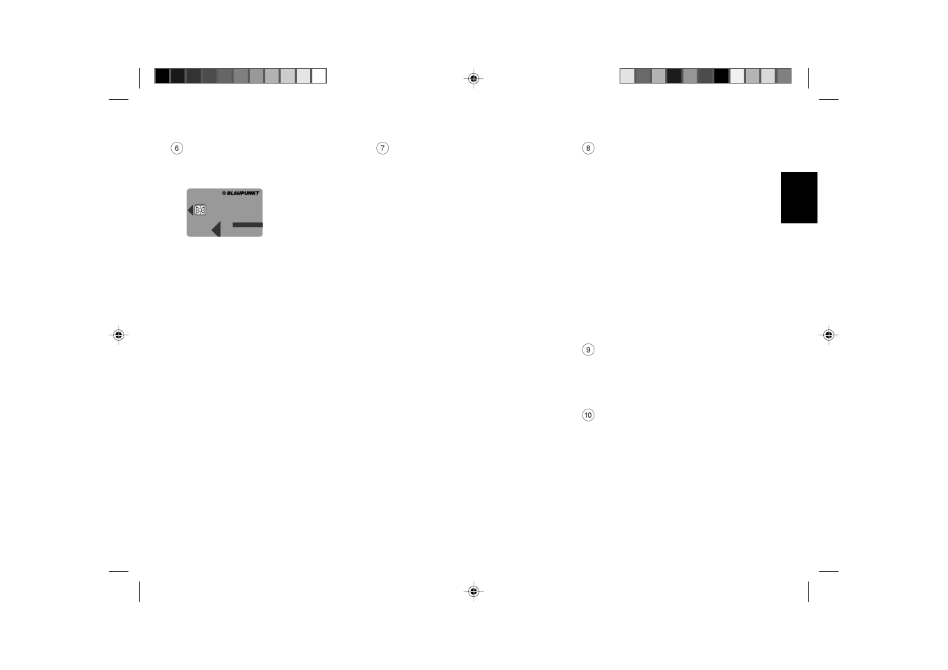 Keycard | Blaupunkt BERGAMO RCR 148 User Manual | Page 6 / 24