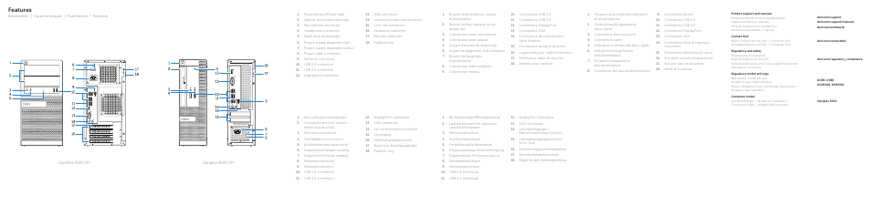 Features | Dell OptiPlex 3020 (Late 2013) User Manual | Page 2 / 2