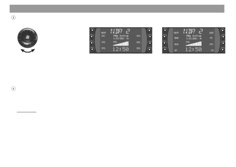 Condensed instructions | Blaupunkt BOSCH GRUPPE RMD 169 User Manual | Page 5 / 38