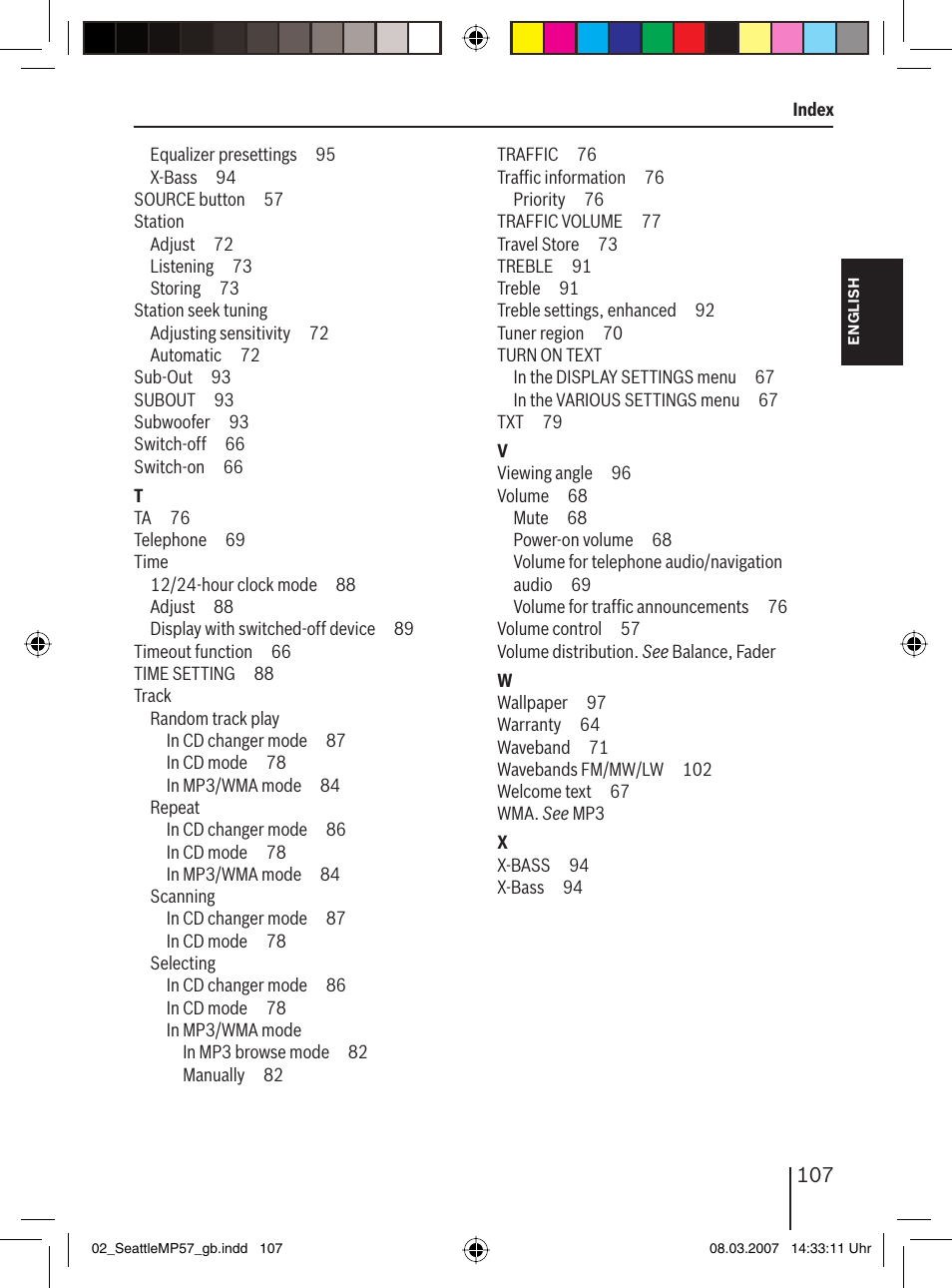 Blaupunkt SEATTLE MP57 7 647 453 310 User Manual | Page 53 / 55