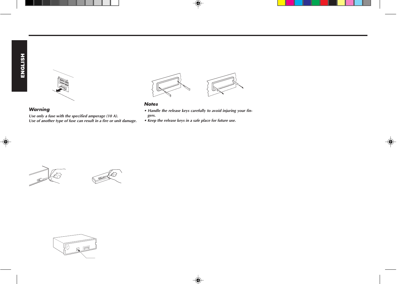 Maintenance, Replacing the fuse, Cleaning the connectors | Returning to the initial settings, Removing the unit | Blaupunkt CD 2001 User Manual | Page 9 / 10