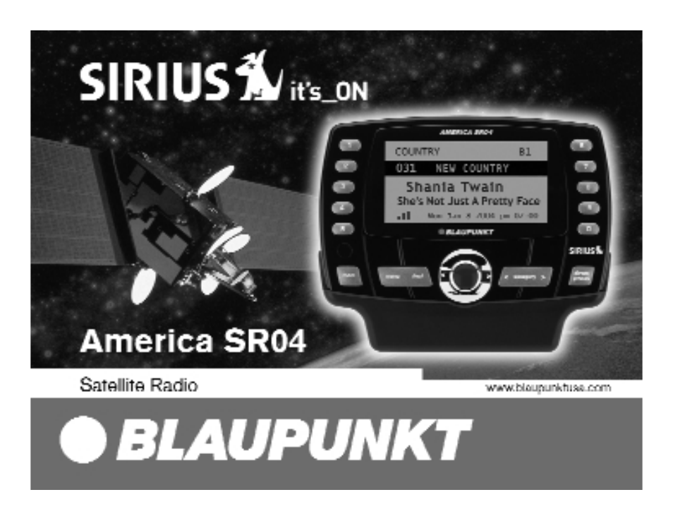 Blaupunkt SR04 User Manual | 28 pages