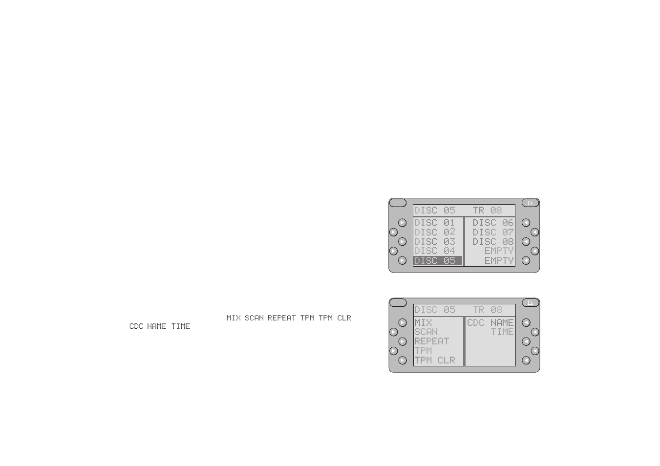 Cd changer operation (optional) | Blaupunkt BREMEN RCM 127 User Manual | Page 44 / 68