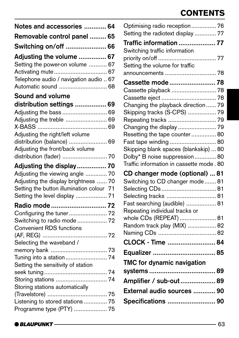 Blaupunkt ISTANBUL C73 User Manual | Page 5 / 33