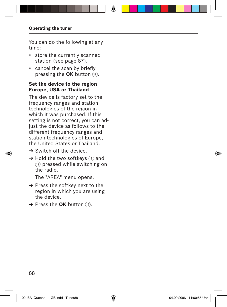 Blaupunkt QUEENS MP56 7 646 583 310 User Manual | Page 23 / 67