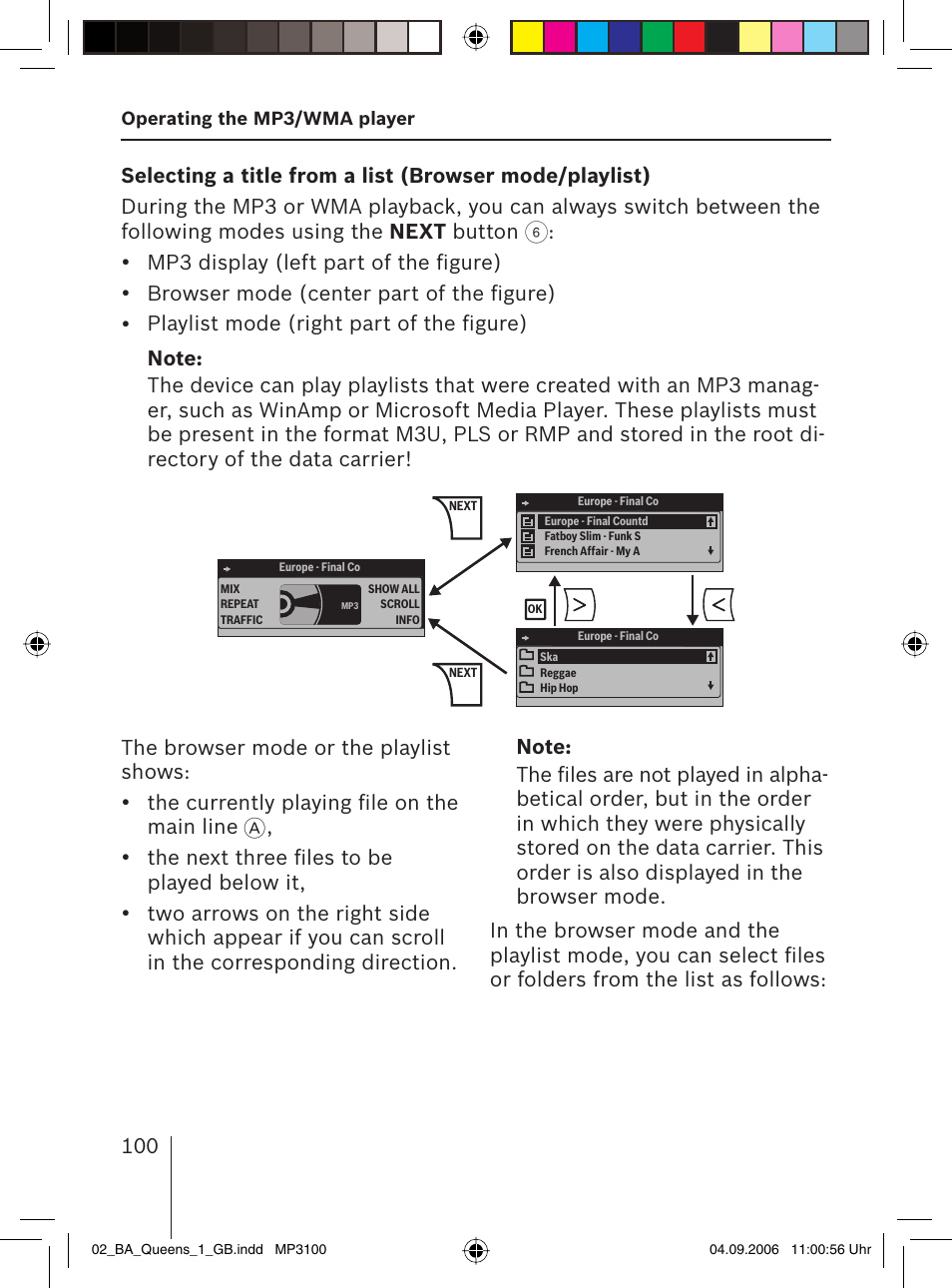 Blaupunkt QUEENS MP56 7 646 583 310 User Manual | Page 35 / 67