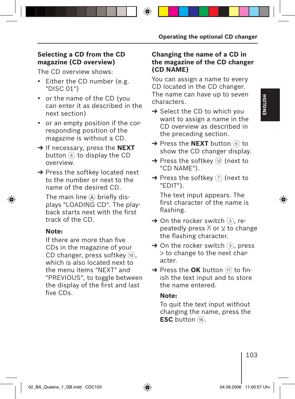 Blaupunkt QUEENS MP56 7 646 583 310 User Manual | Page 38 / 67
