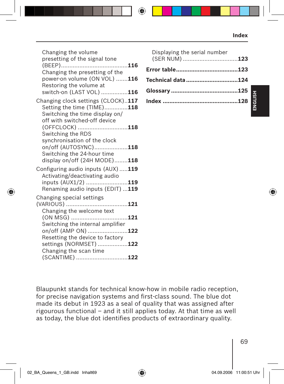 Blaupunkt QUEENS MP56 7 646 583 310 User Manual | Page 4 / 67