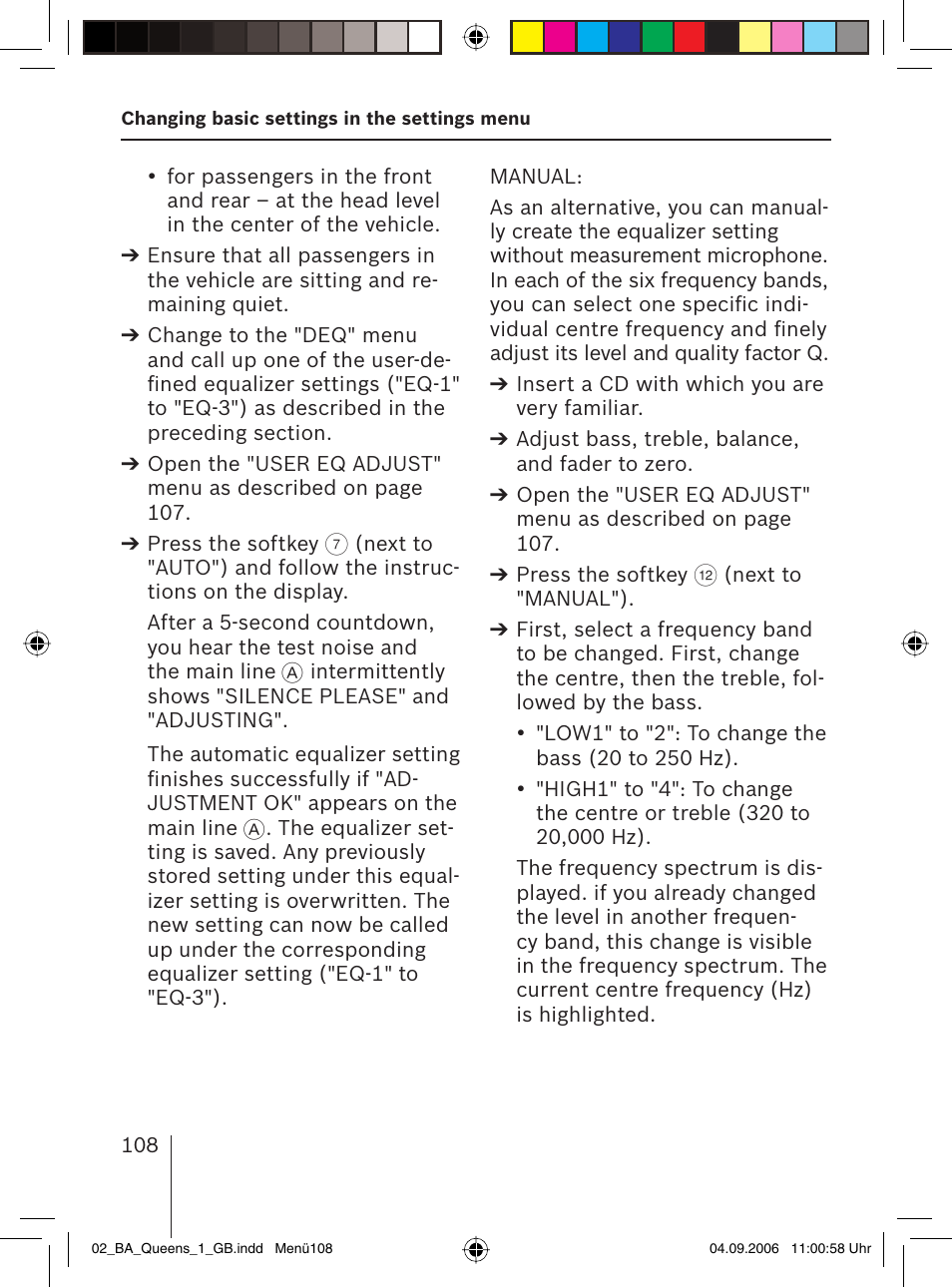Blaupunkt QUEENS MP56 7 646 583 310 User Manual | Page 43 / 67