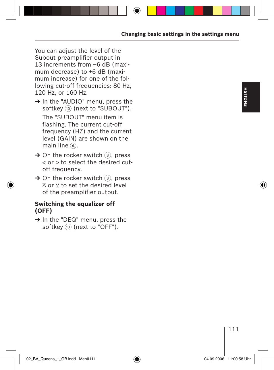 Blaupunkt QUEENS MP56 7 646 583 310 User Manual | Page 46 / 67