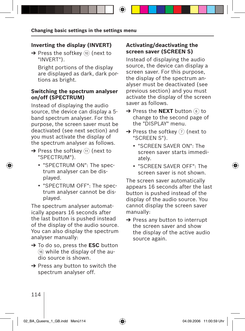 Blaupunkt QUEENS MP56 7 646 583 310 User Manual | Page 49 / 67