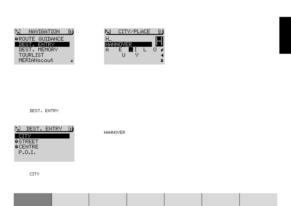 Overview of navigation functions | Blaupunkt DX-R70 User Manual | Page 5 / 114