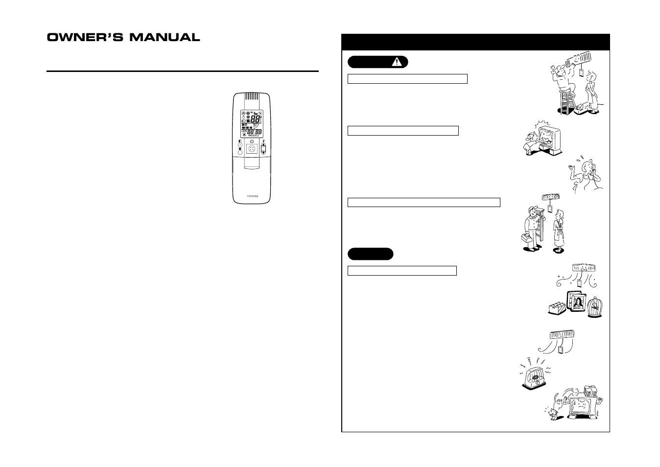 Remote controller wireless kit, Rbc-ax22ce, Owners manual wireless type | Toshiba RAV-SM560A User Manual | Page 75 / 109