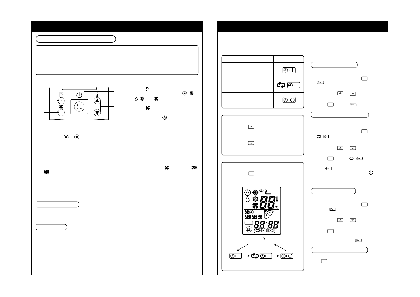 How to operate the unit, How to operate the timer, Rbc-ax22ce | Toshiba RAV-SM560A User Manual | Page 78 / 109