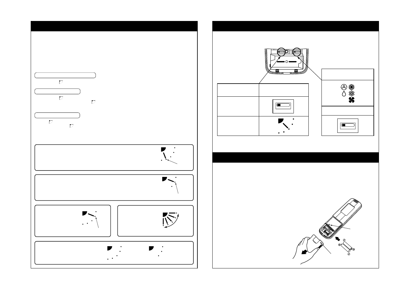 How to adjust air direction, Slide switch, How to insert the batteries | Rbc-ax22ce | Toshiba RAV-SM560A User Manual | Page 79 / 109