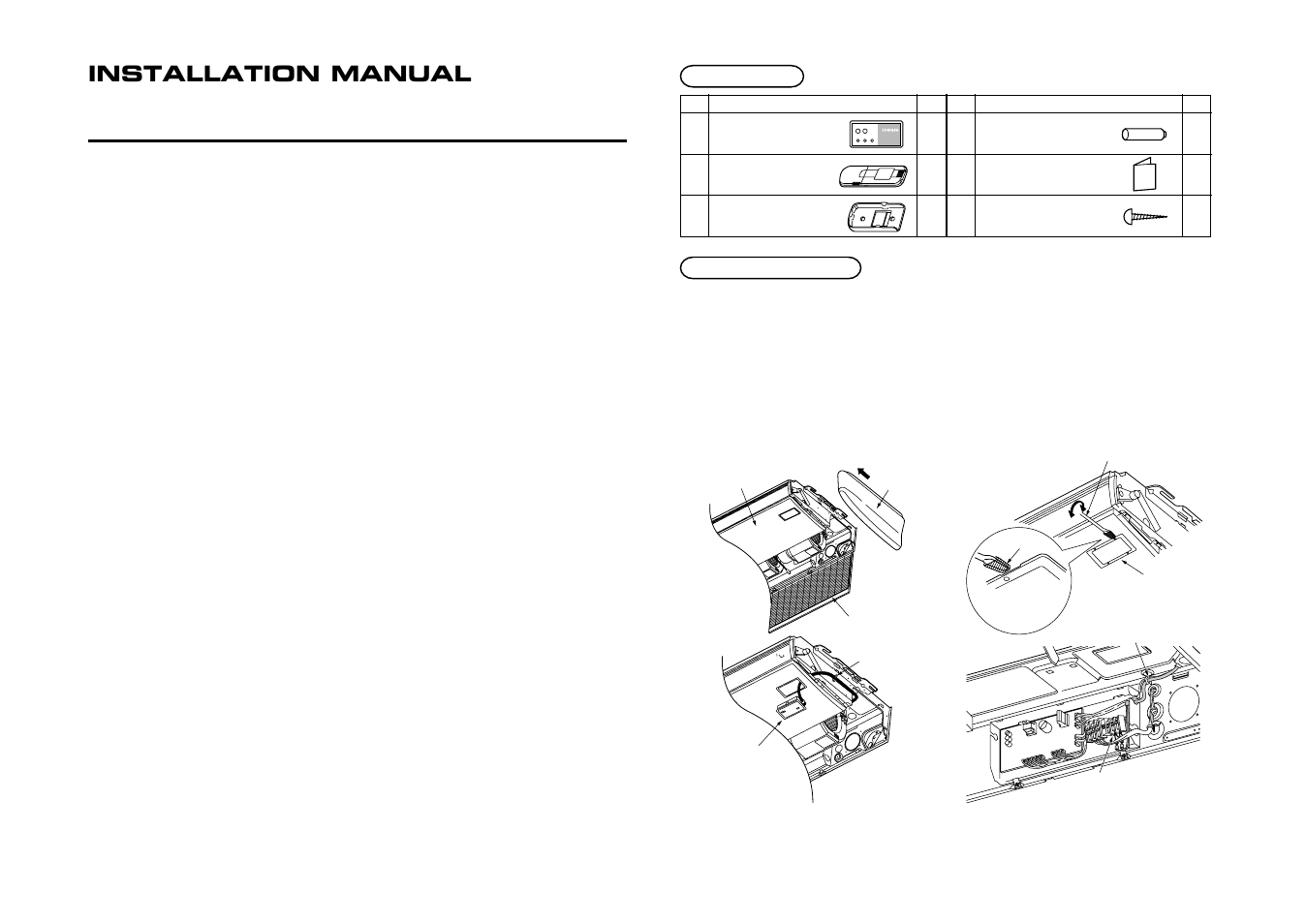 Remote controller wireless kit, Rbc-ax22ce, Installation manual remote controller wireless kit | Toshiba RAV-SM560A User Manual | Page 86 / 109