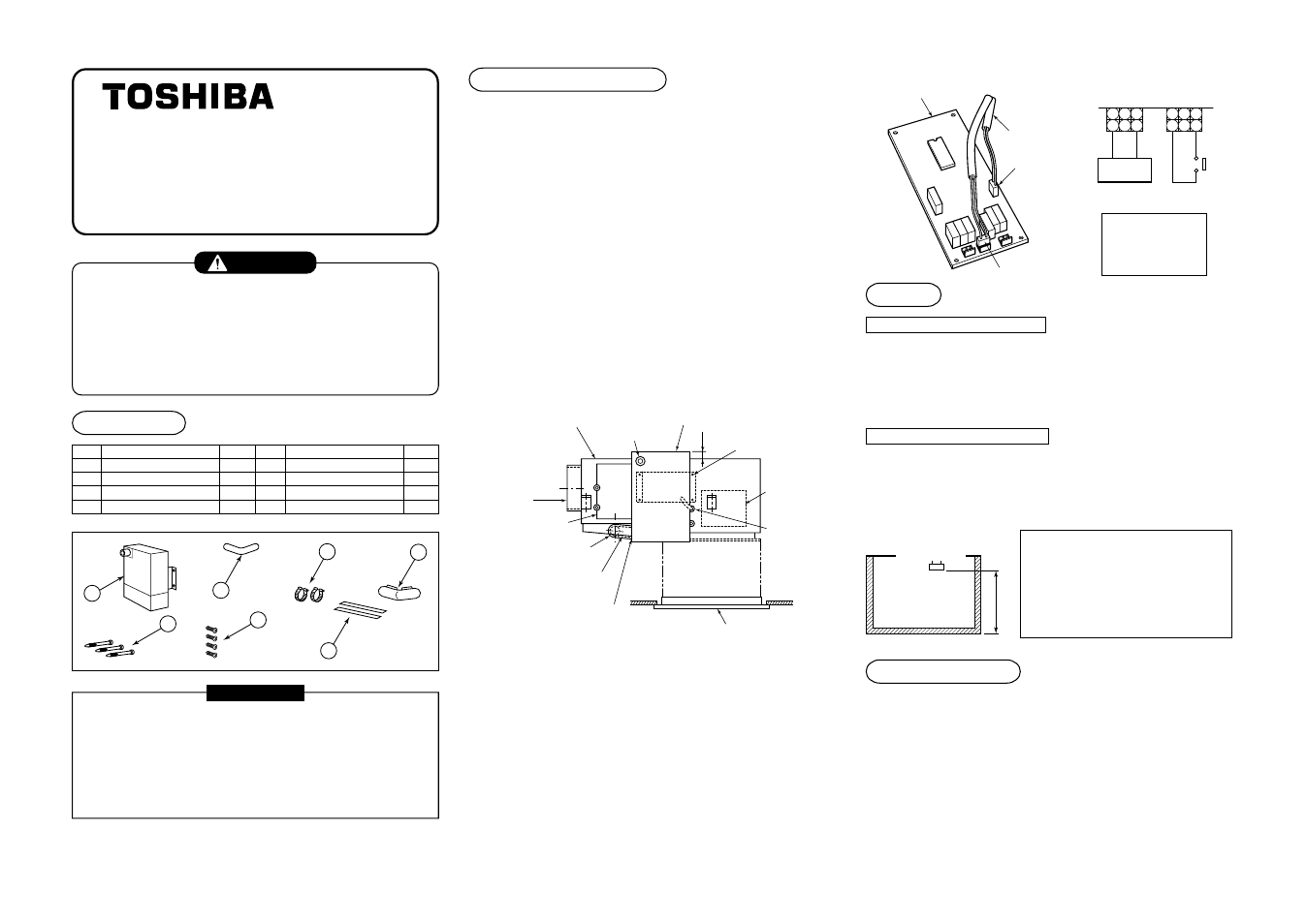 Drain-up kit for concealed duct type indoor unit, Tcb-dp11be, Installation manual | Model: tcb-dp11be, Warning, Configuration, How to install drain-up kit, Test run, Maintenance/check | Toshiba RAV-SM560A User Manual | Page 98 / 109