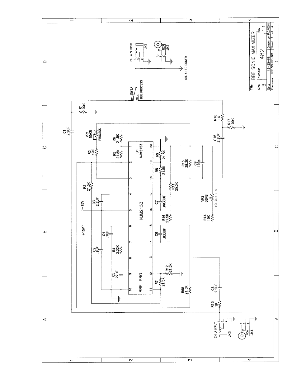 BBE 482 User Manual | Page 14 / 20