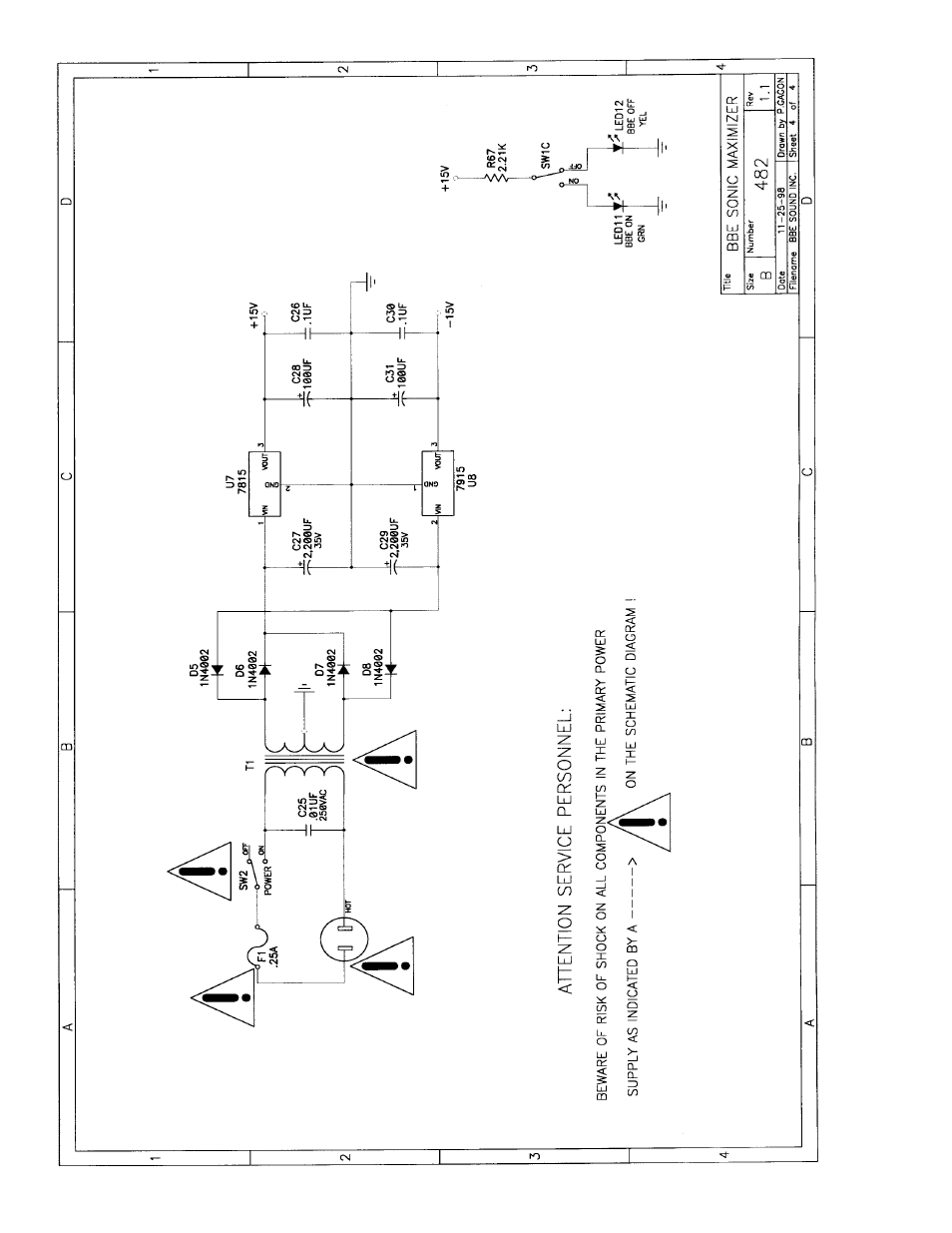 BBE 482 User Manual | Page 17 / 20