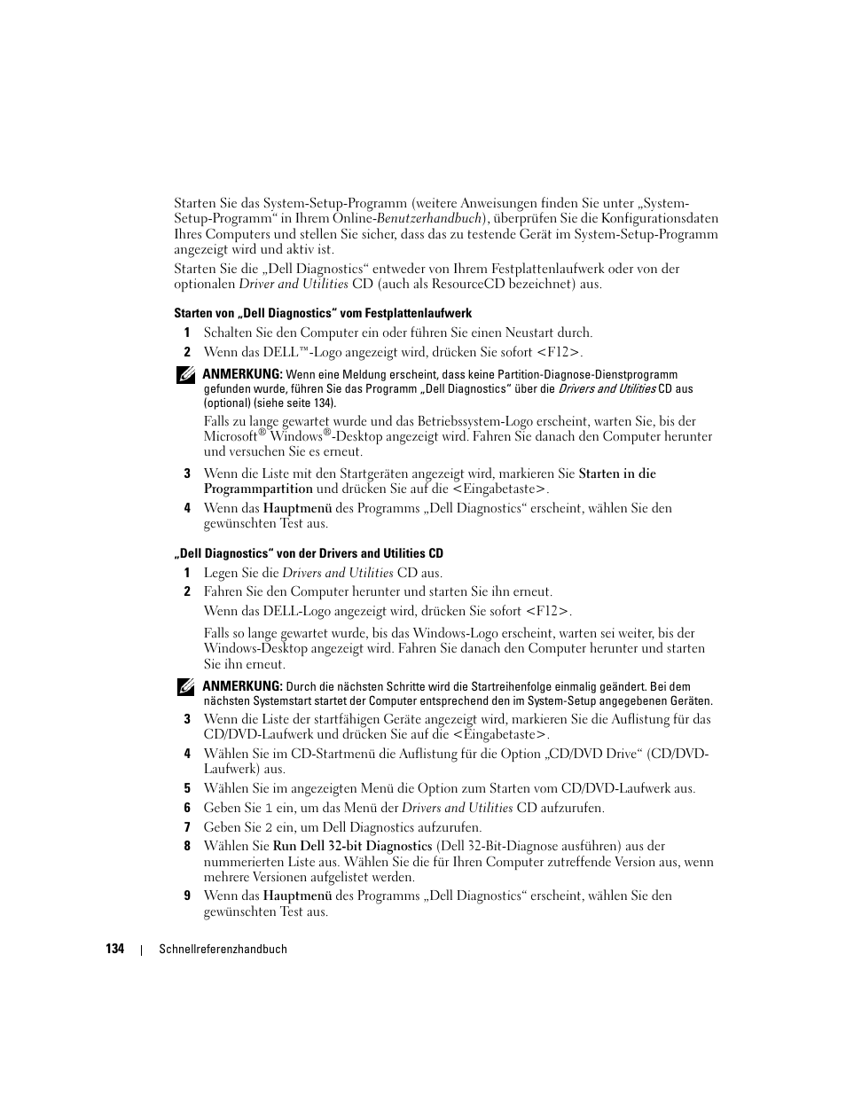 Dell OptiPlex GX620 User Manual | Page 134 / 294