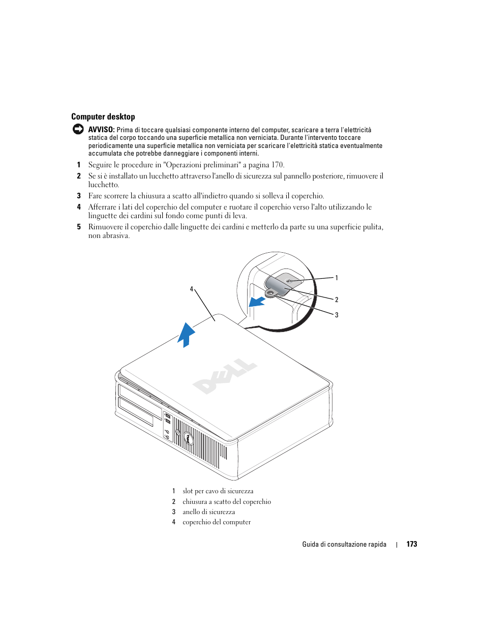 Computer desktop | Dell OptiPlex GX620 User Manual | Page 173 / 294