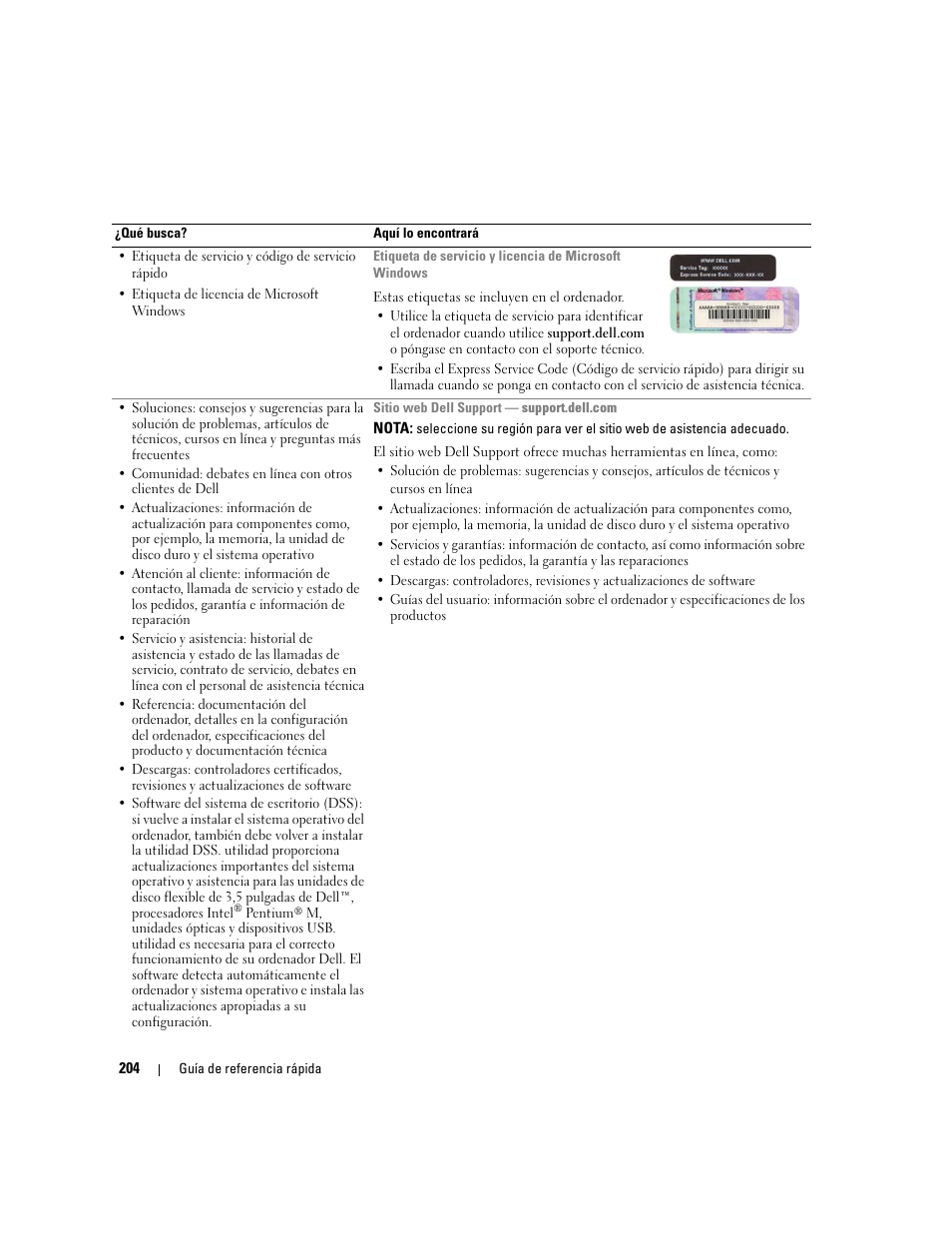 Dell OptiPlex GX620 User Manual | Page 204 / 294
