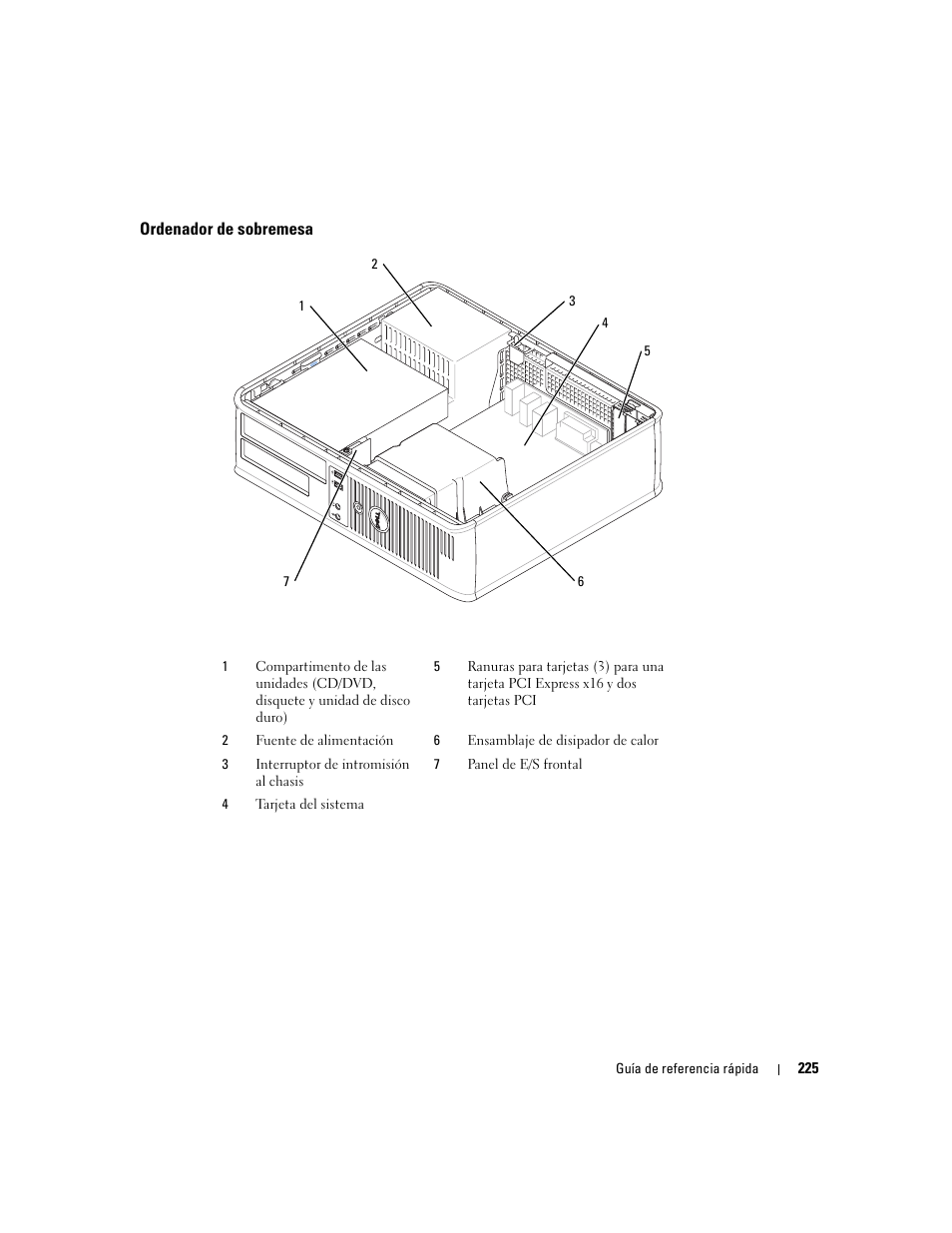 Ordenador de sobremesa | Dell OptiPlex GX620 User Manual | Page 225 / 294