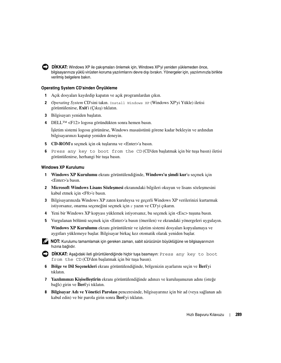 Dell OptiPlex GX620 User Manual | Page 289 / 294
