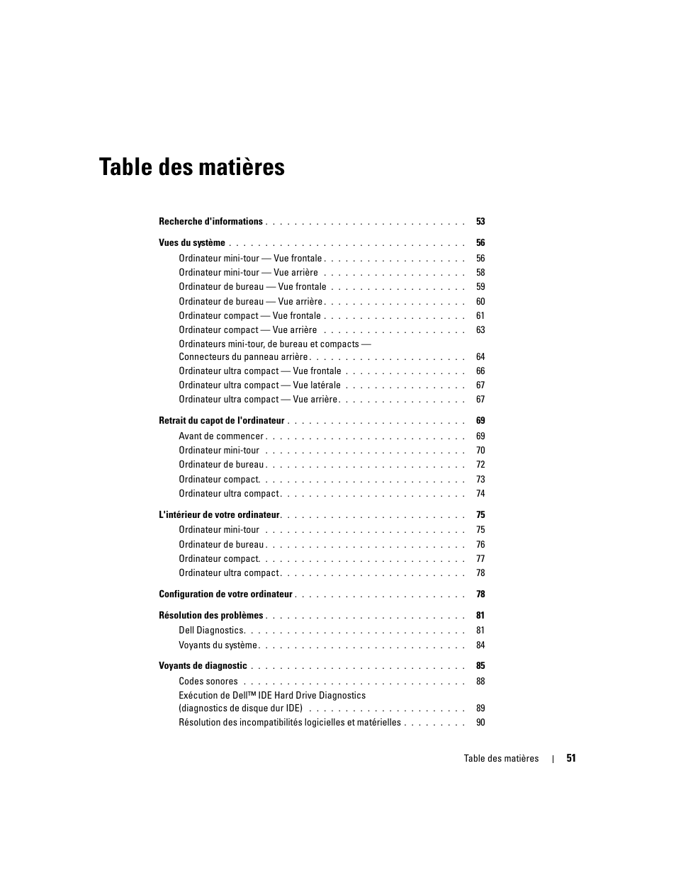 Dell OptiPlex GX620 User Manual | Page 51 / 294