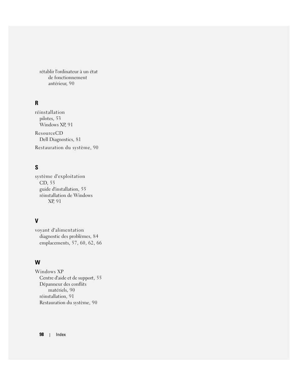 Dell OptiPlex GX620 User Manual | Page 98 / 294