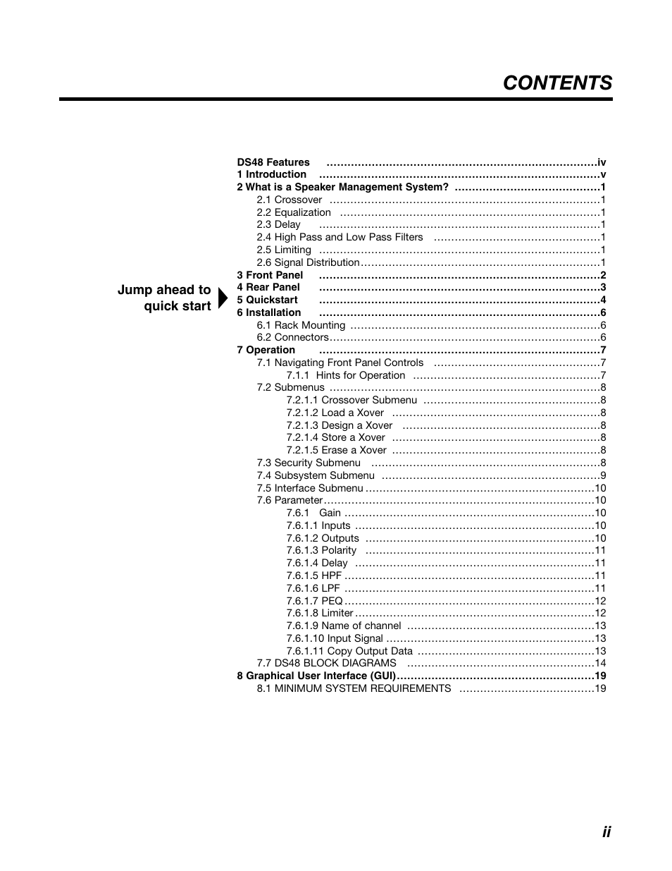 BBE DS48 User Manual | Page 3 / 39