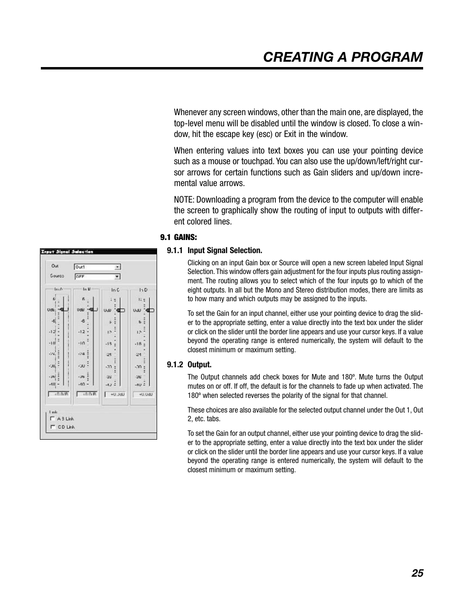 Creating a program | BBE DS48 User Manual | Page 31 / 39