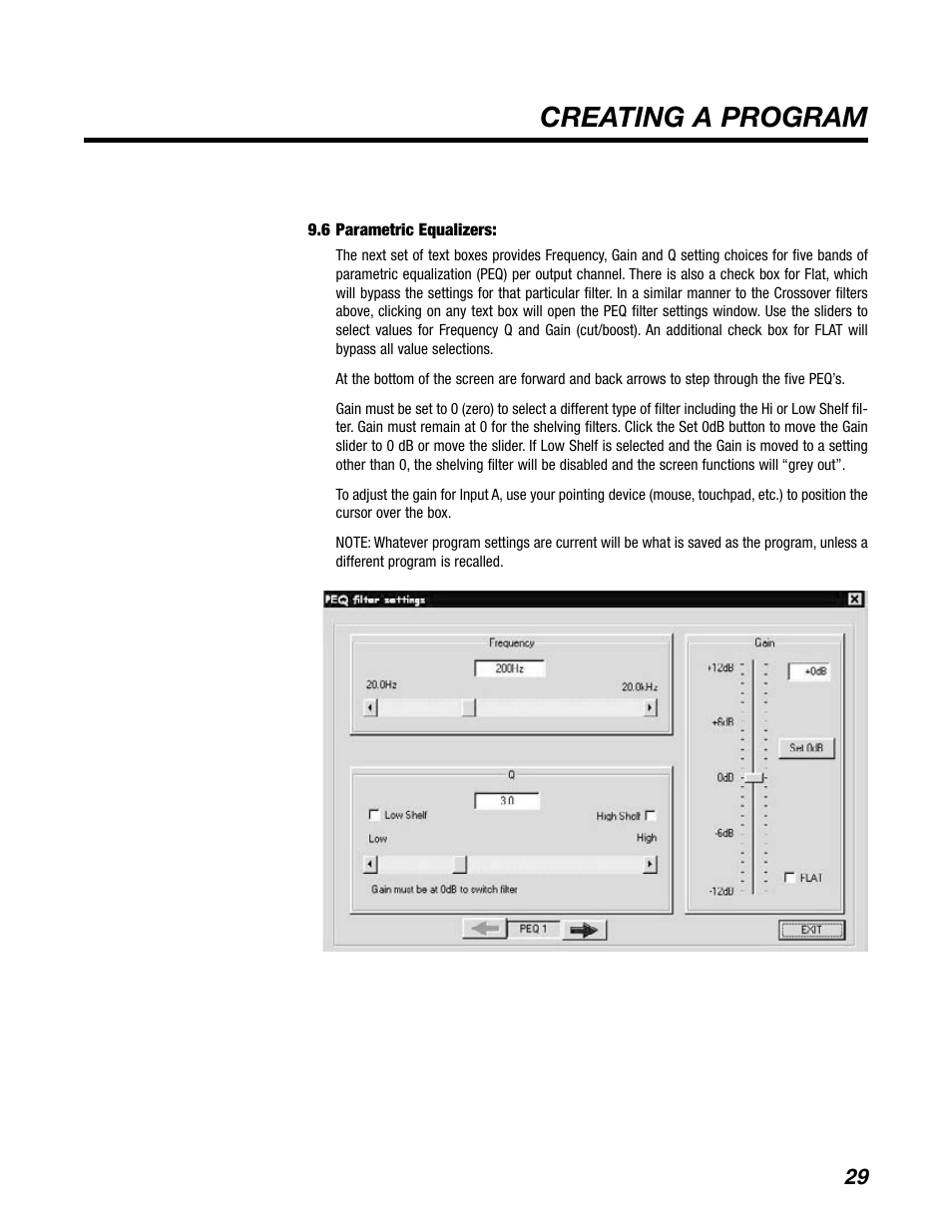 Creating a program | BBE DS48 User Manual | Page 35 / 39