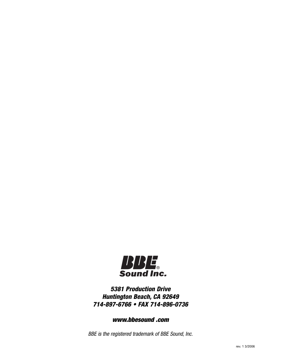 BBE DS48 User Manual | Page 39 / 39