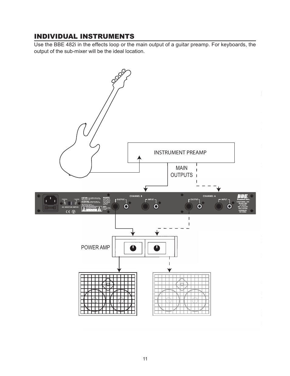 BBE 482i User Manual | Page 11 / 16
