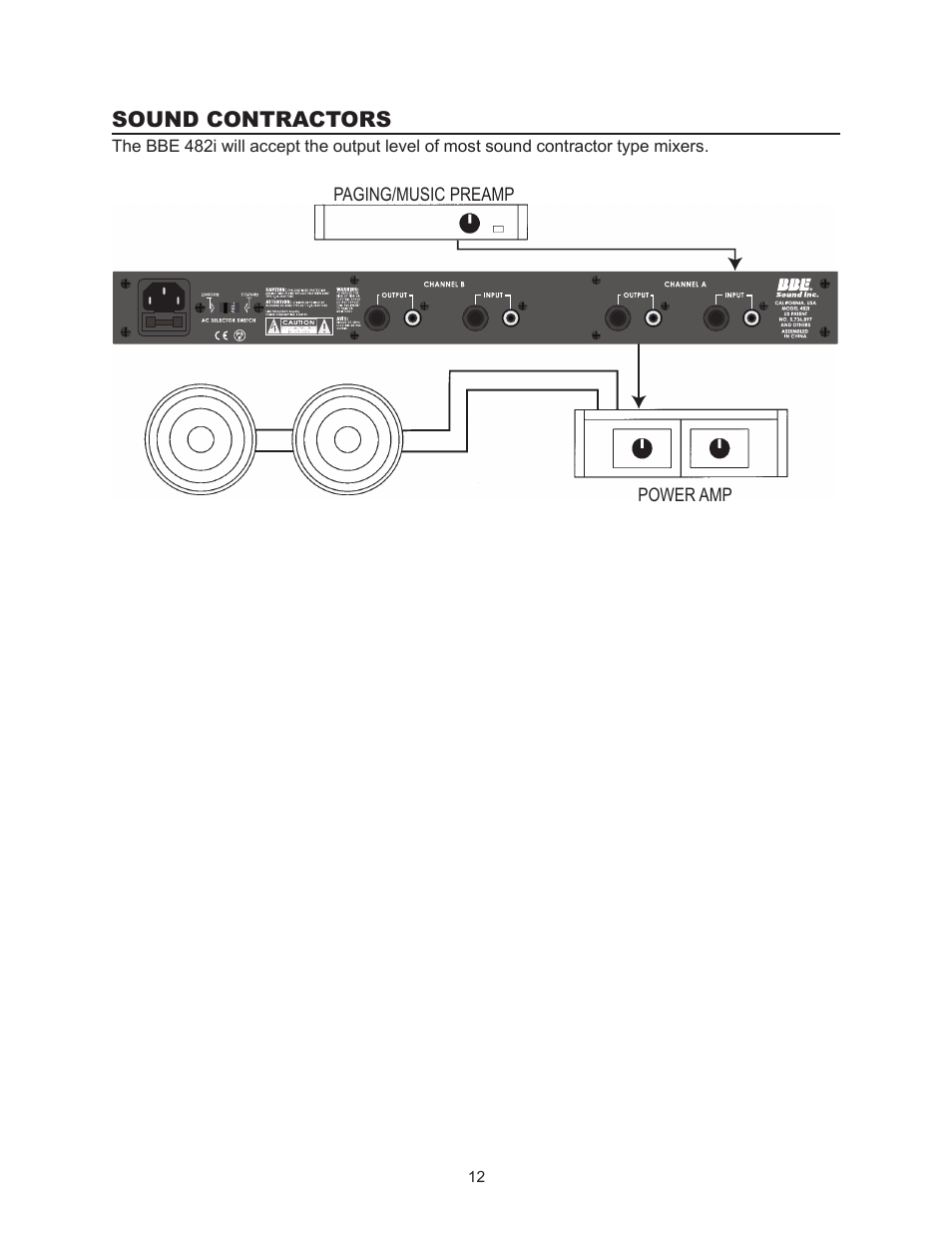 BBE 482i User Manual | Page 12 / 16