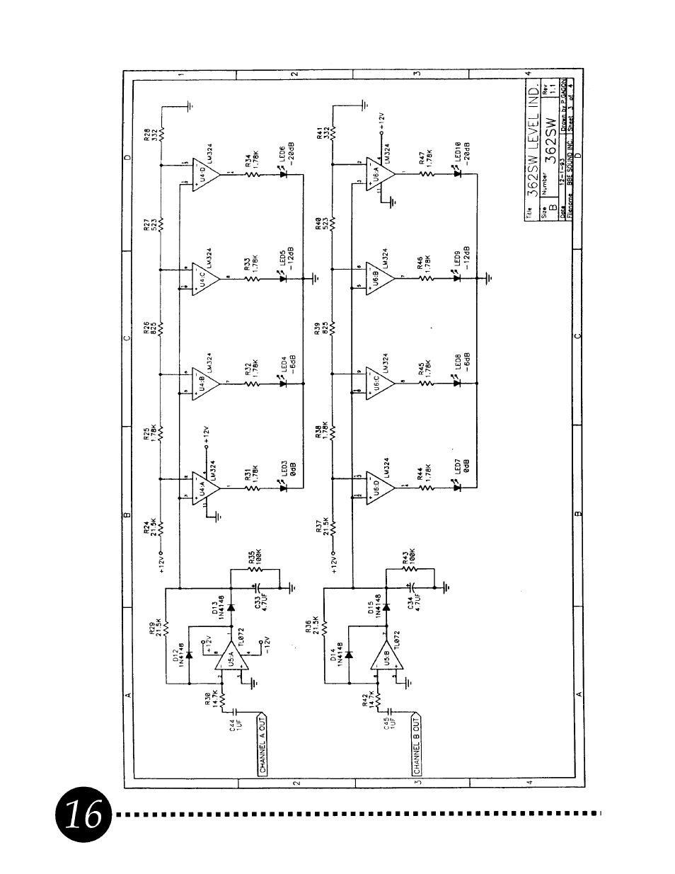 3 6 2 s w, Rvsa^ c44 x, 5k -vvv | H2vo-^/v, Vw- x, X*^ t.eo10 | BBE 362SW User Manual | Page 18 / 20