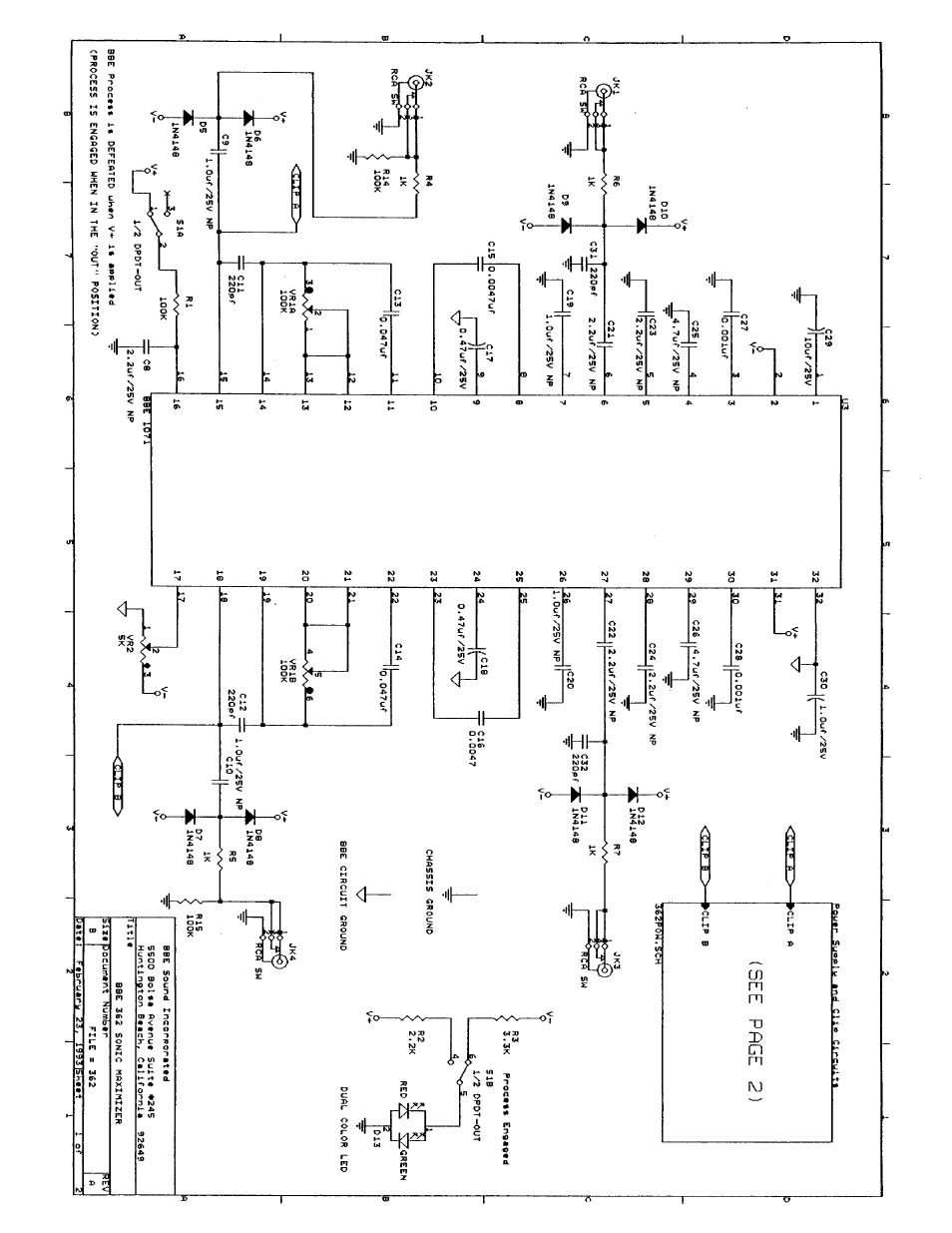 See page 2 | BBE 362 User Manual | Page 15 / 16