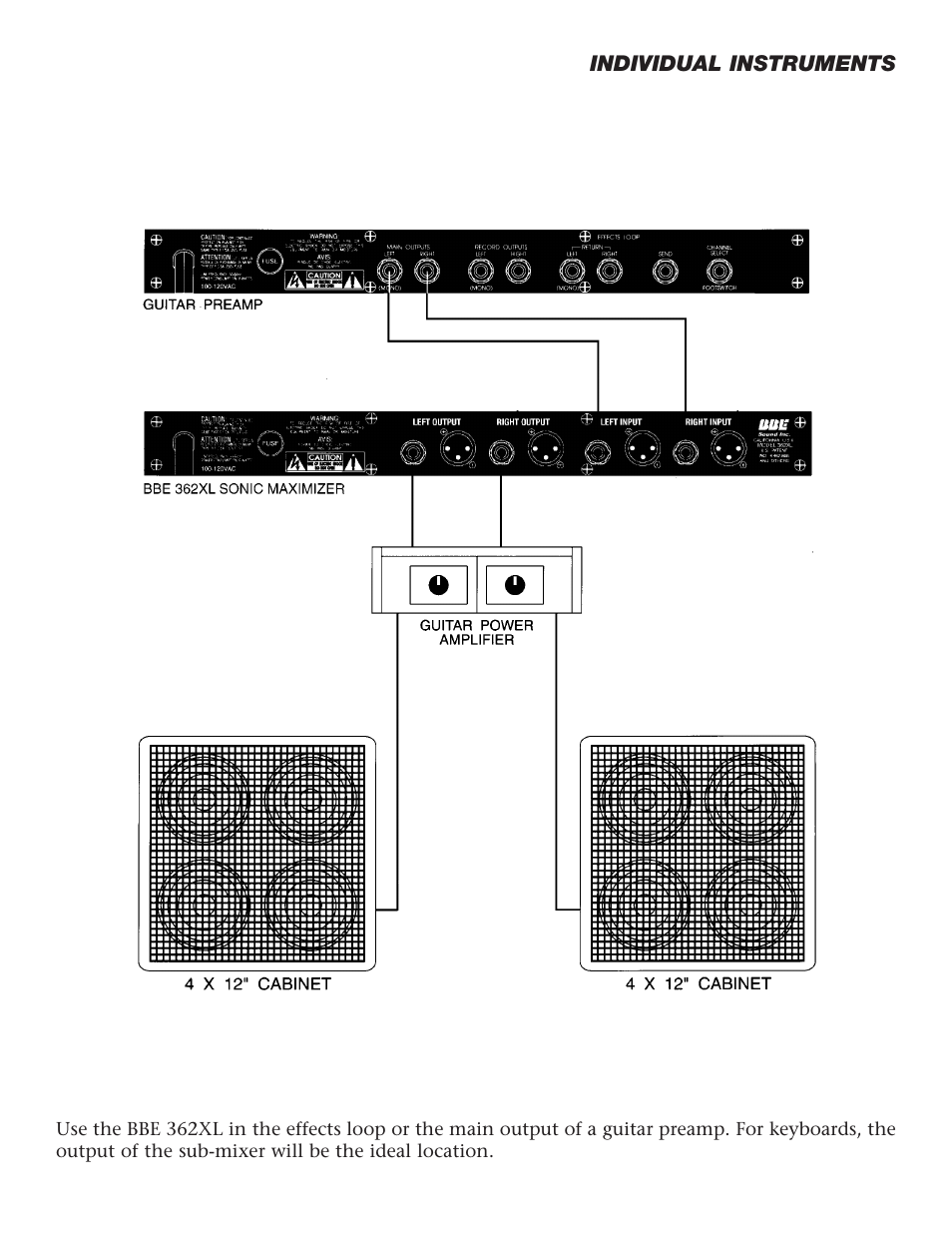 BBE SONIC MAXIMIZER 362XL User Manual | Page 11 / 16