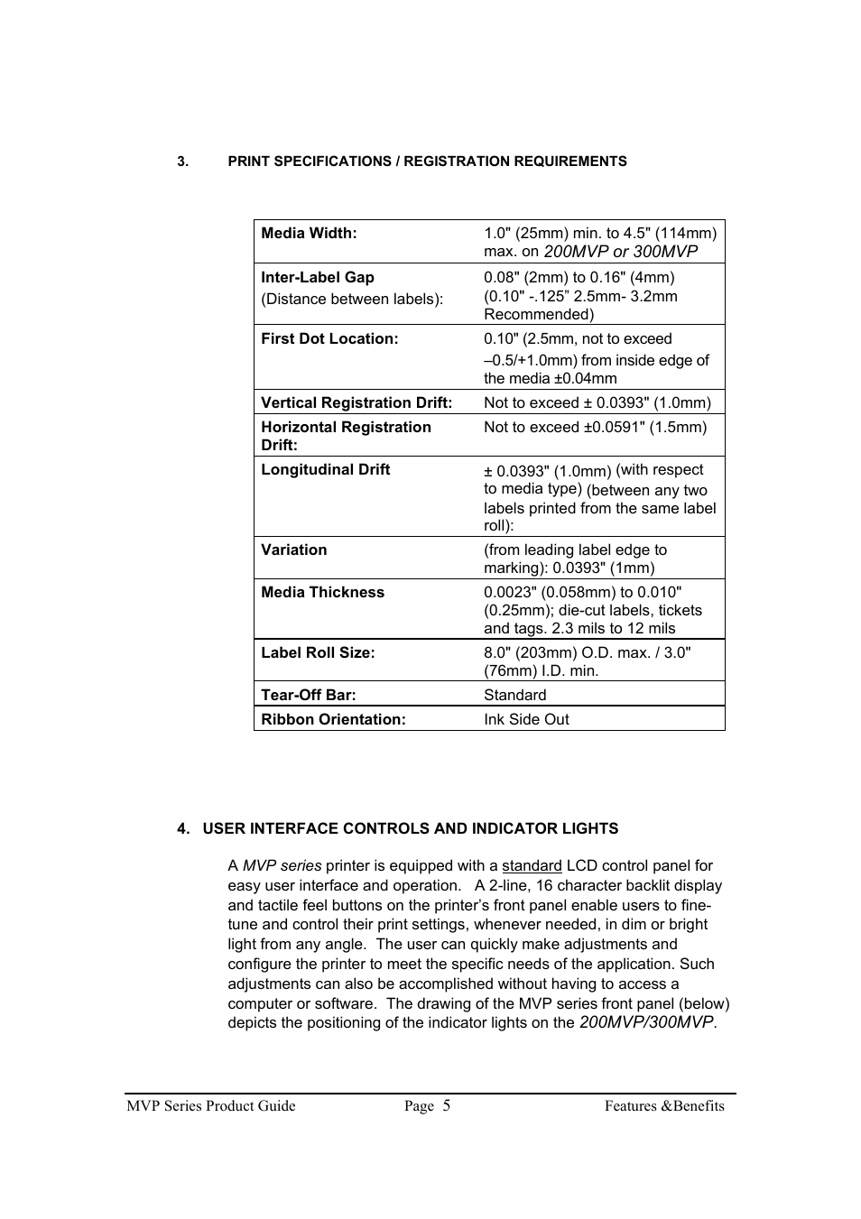 Brady 200MVP User Manual | Page 7 / 31