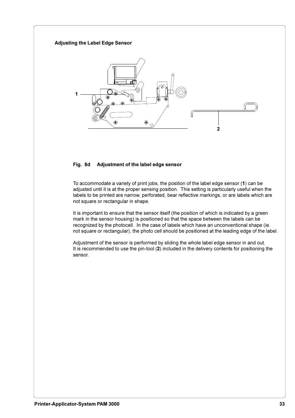 Brady PAM 3000 User Manual | Page 33 / 87