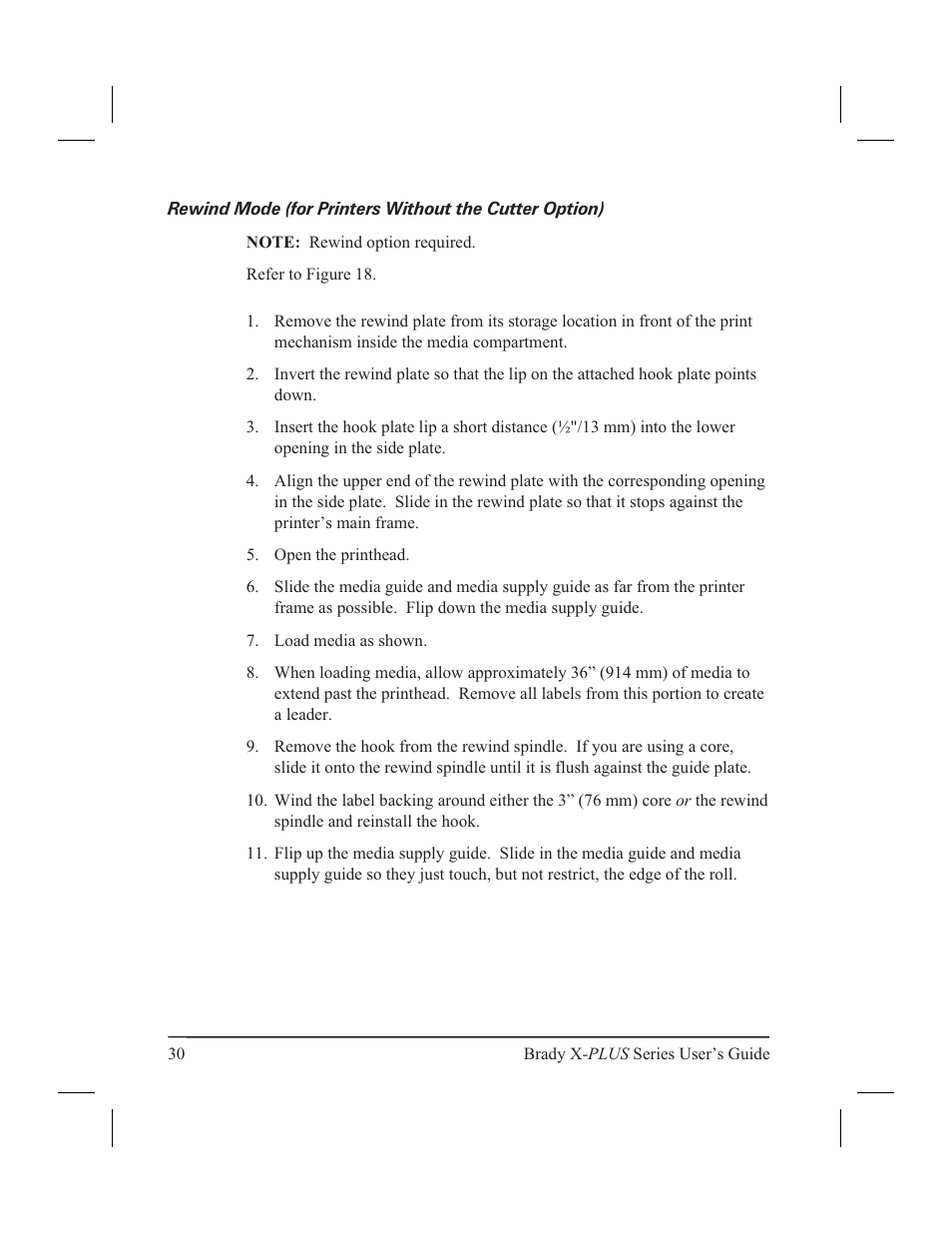 Brady 300X-PLUS User Manual | Page 38 / 110