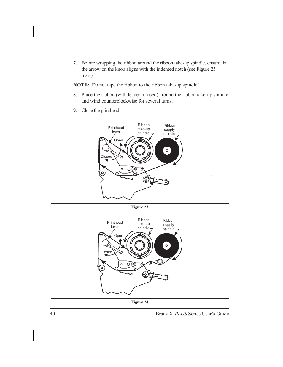 Brady 300X-PLUS User Manual | Page 48 / 110