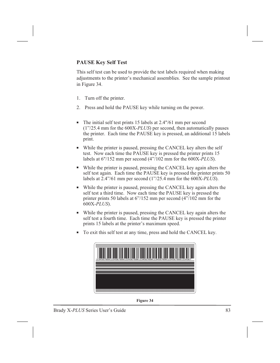 Brady 300X-PLUS User Manual | Page 91 / 110