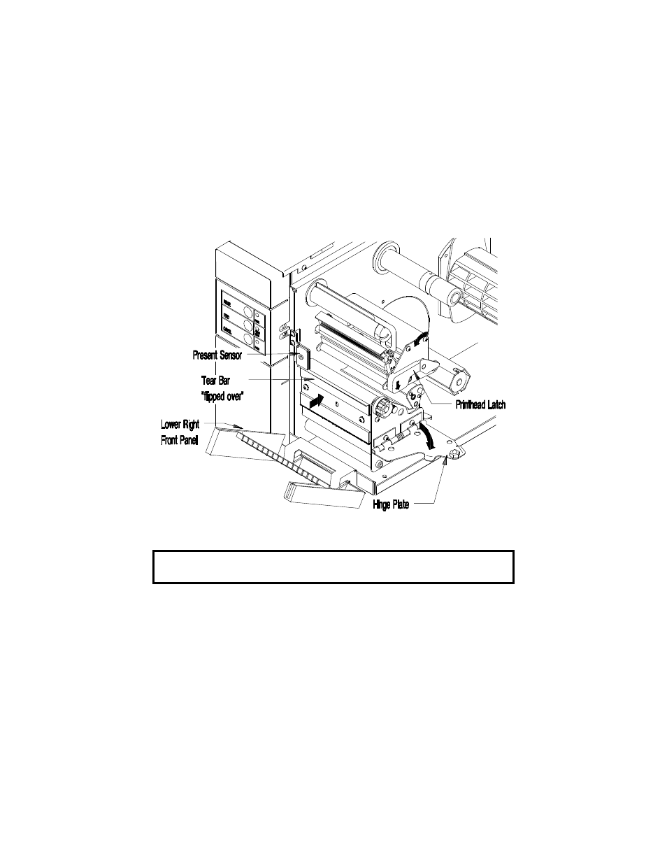 2 using the peel and present option | Brady 2034 User Manual | Page 26 / 89