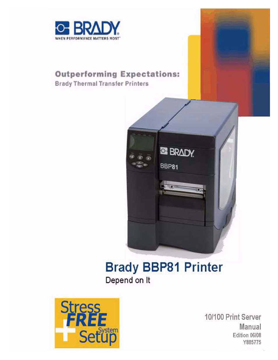 Brady BBP81 User Manual | 106 pages