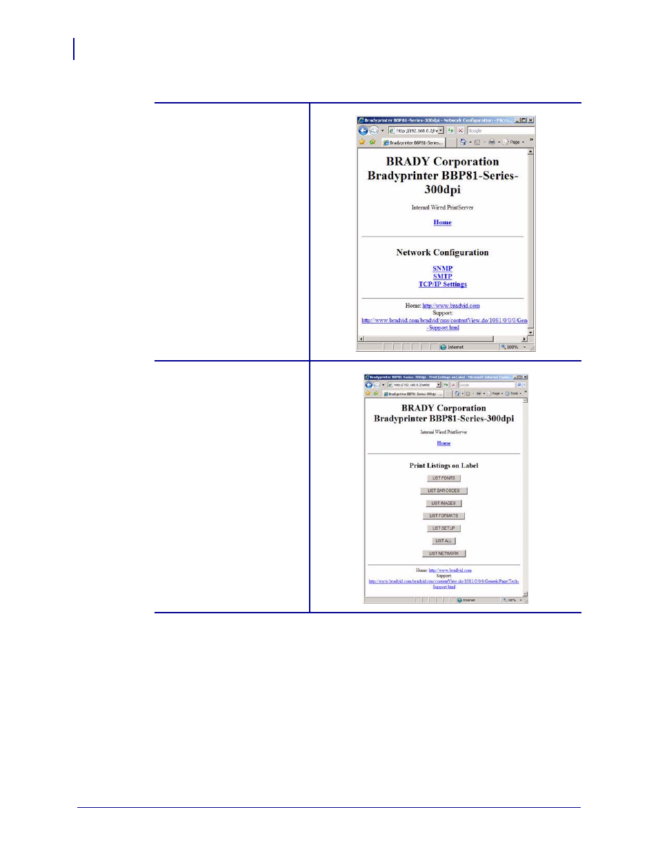 Brady BBP81 User Manual | Page 54 / 106
