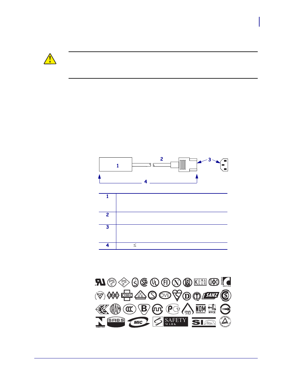 Power cord specifications, Unsure, see | Brady X-Plus II User Manual | Page 35 / 208