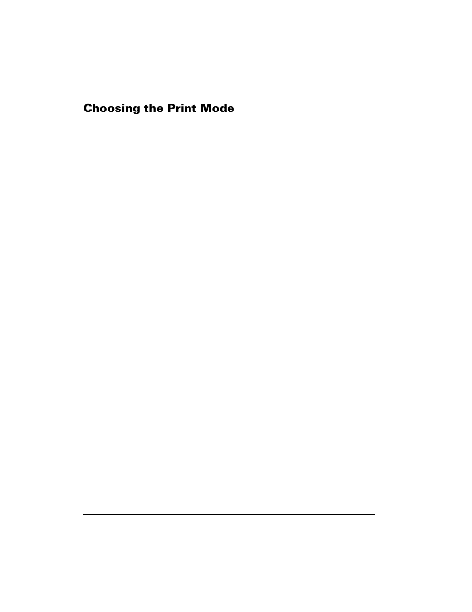 Choosing the print mode, Krrvlqj wkh 3ulqw 0rgh | Brady 200M-e 300 User Manual | Page 18 / 118