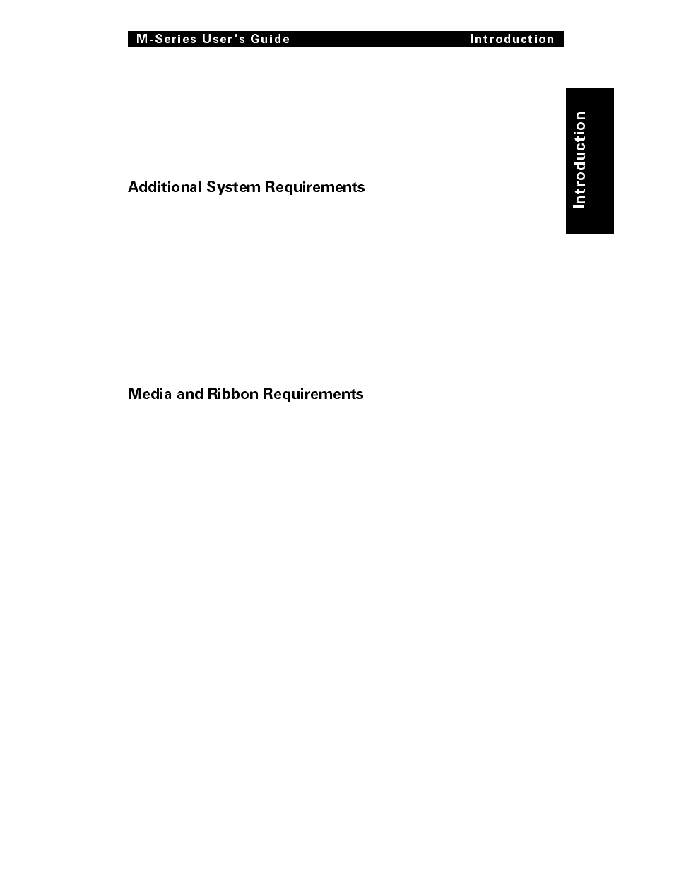 Media and ribbon requirements | Brady 200M User Manual | Page 12 / 104